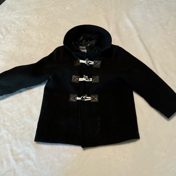Cherokee 3T boys pea coat toggle button black winter jacket - Picture 1 of 6